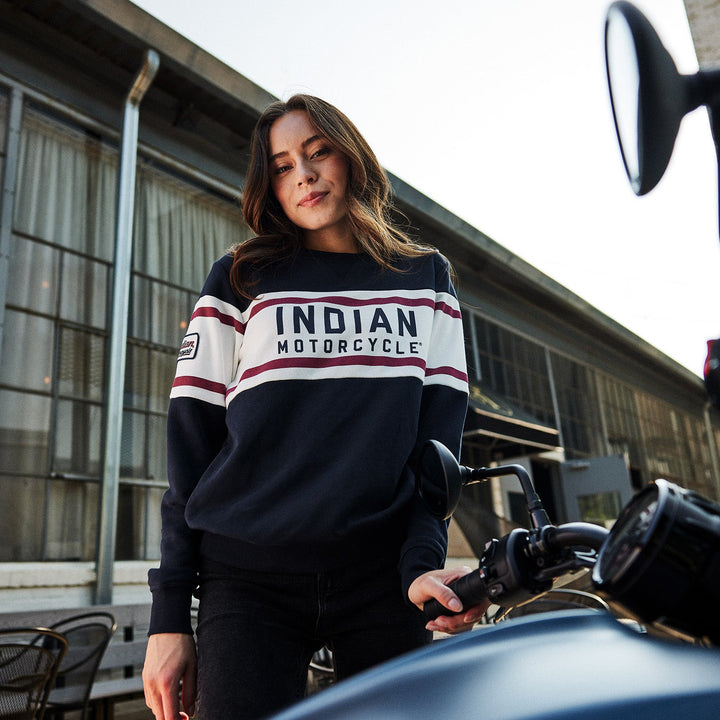 Women’s Colorblock Sweatshirt, Navy