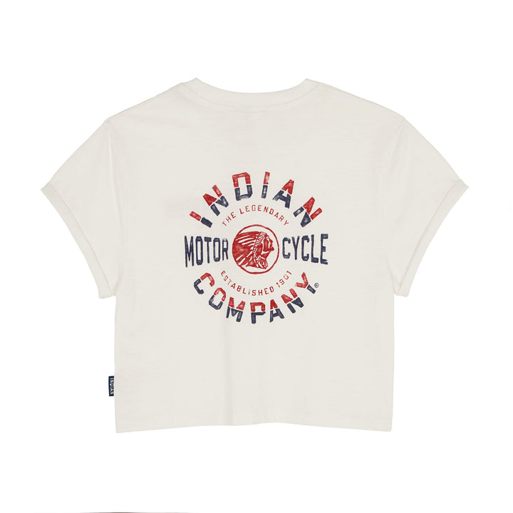 Women's Cropped Legendary Pocket T-Shirt, White