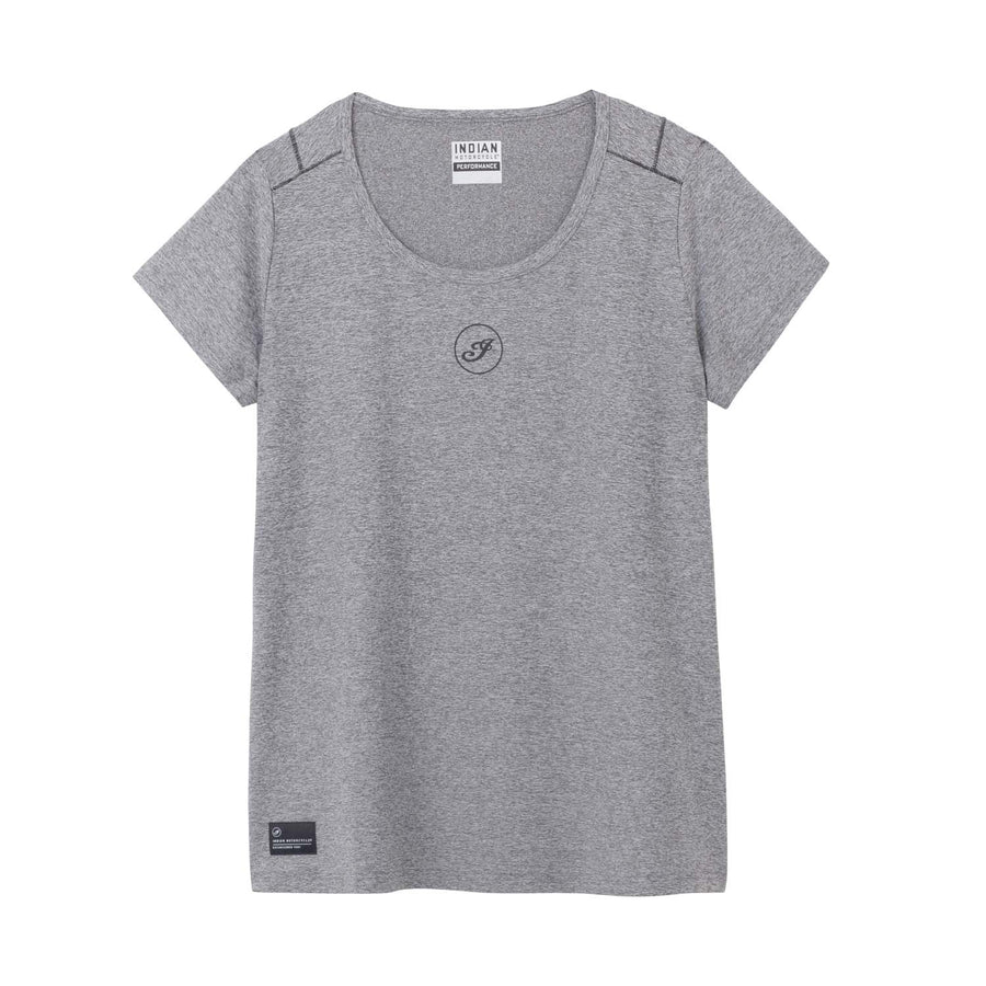 Women's Fluid Athlete T-Shirt, Gray - Indian Motorcycle Jacket