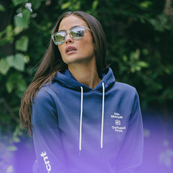 Women’s IMC X 100% Hoodie, Navy