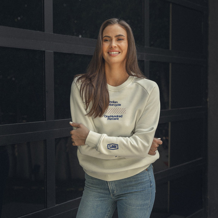 Women’s IMC X 100% Sweatshirt, White