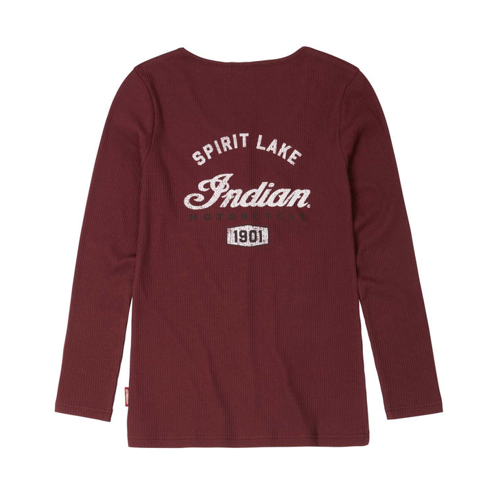 Women's Spirit Lake Long Sleeve T-Shirt, Port