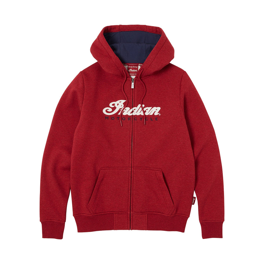 Women's USA Flag Hoodie, Red - Indian Motorcycle Jacket