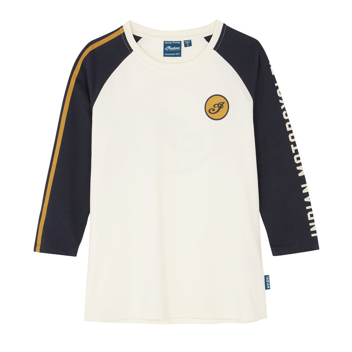 Women's Vintage Speedway 3/4 Sleeve T-Shirt, White
